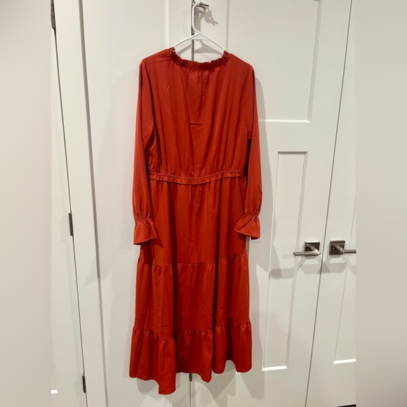 Burnt Orange Dress - Picture 2 of 3